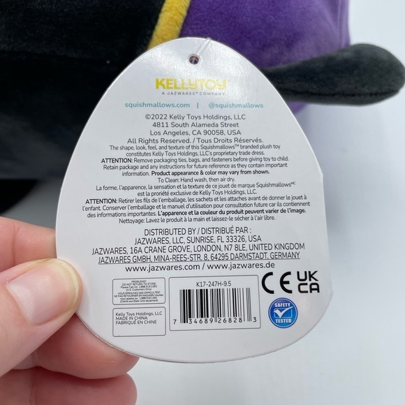 Original Squishmallows Halloween Bly the Cat Fortune Teller Plush 10โ Kellytoy - Picture 10 of 13